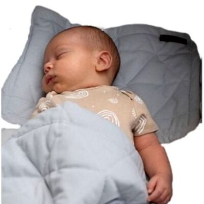 Cuscino bimbo piatto Triangoli Grigio Chiaro 26 x 36 cm