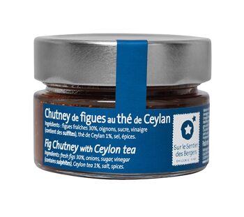 Chutney de figues au thé de Ceylan - 90g 2