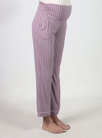 Pantalon de pyjama long à rayures 3