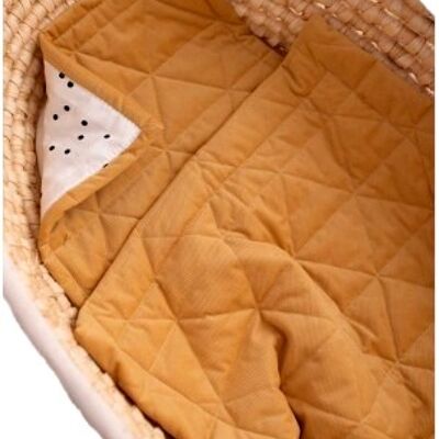 Cuscino bambino piatto Triangoli Senape 26 x 36 cm