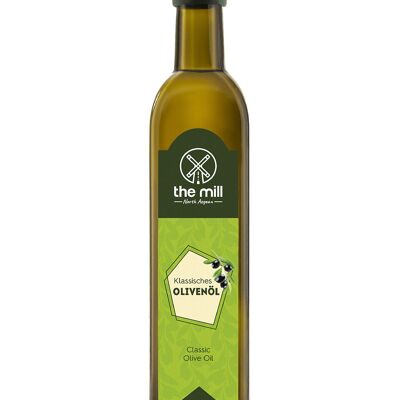 The Mill Classic Olive Oil Glass Bottle - 500ml