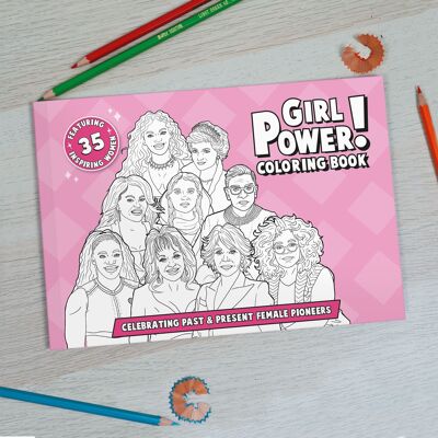 Libro da colorare Girl Power