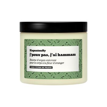 Baume d'argan enivrant pour le corps 'j’peux pas, j’ai hammam !' 1