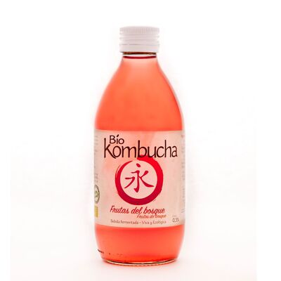 BioKombucha Frutas del Bosque 0,33L vidrio