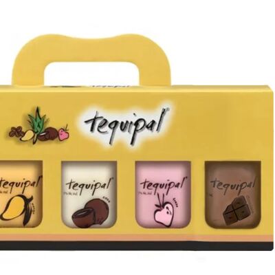 Tequipal 10 Pack - Tequila Mixed Falvours Liqueurs - 17% ABV - 5 x 200ml