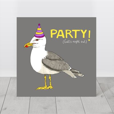 Gull birthday card