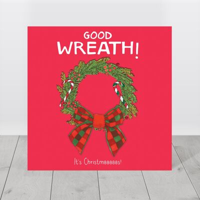 Good Wreath card