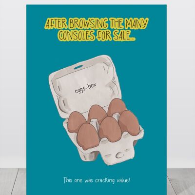 Eggs Box card