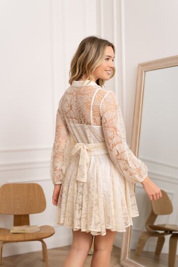 Robe Sonia à volants en Dentelle - 80960-2 4