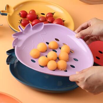 Assiette enfant | mangue | fraise | assiette enfant colorée | accessoires de cuisine 2