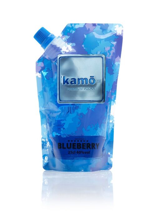 Premium Vodka, Kamo GO Blueberry, 25cl, 40% alc vol