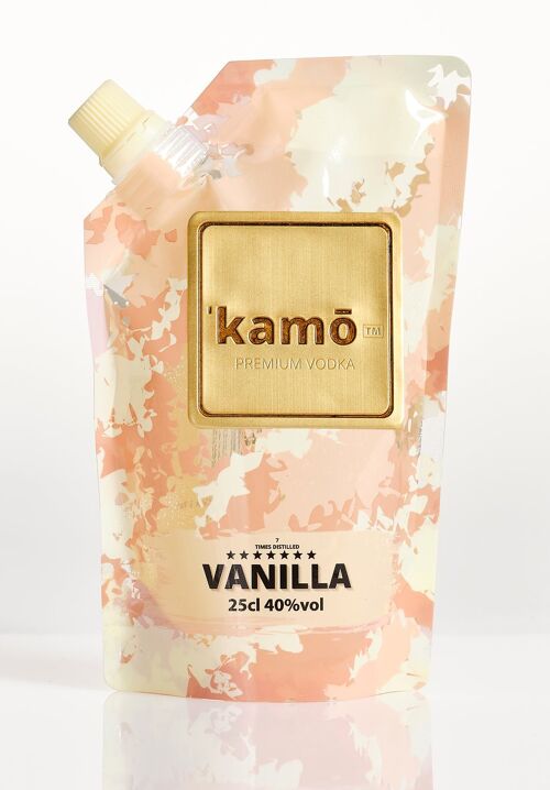 Premium Vodka, Kamo GO Vanilla, 25cl, 40% alc vol