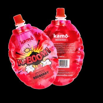 Vodka Premium, Kamo KABOOM Redberry Vodka Bomb, 5cl, 40% alc vol 1