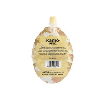 Vodka Premium, Kamo KABOOM Vanilla Vodka Bomb, 5cl, 40% alc vol 2