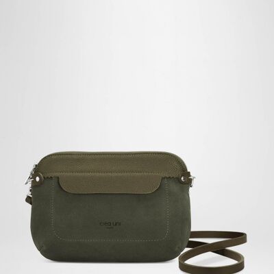 Oceane calfskin flap (S) khaki