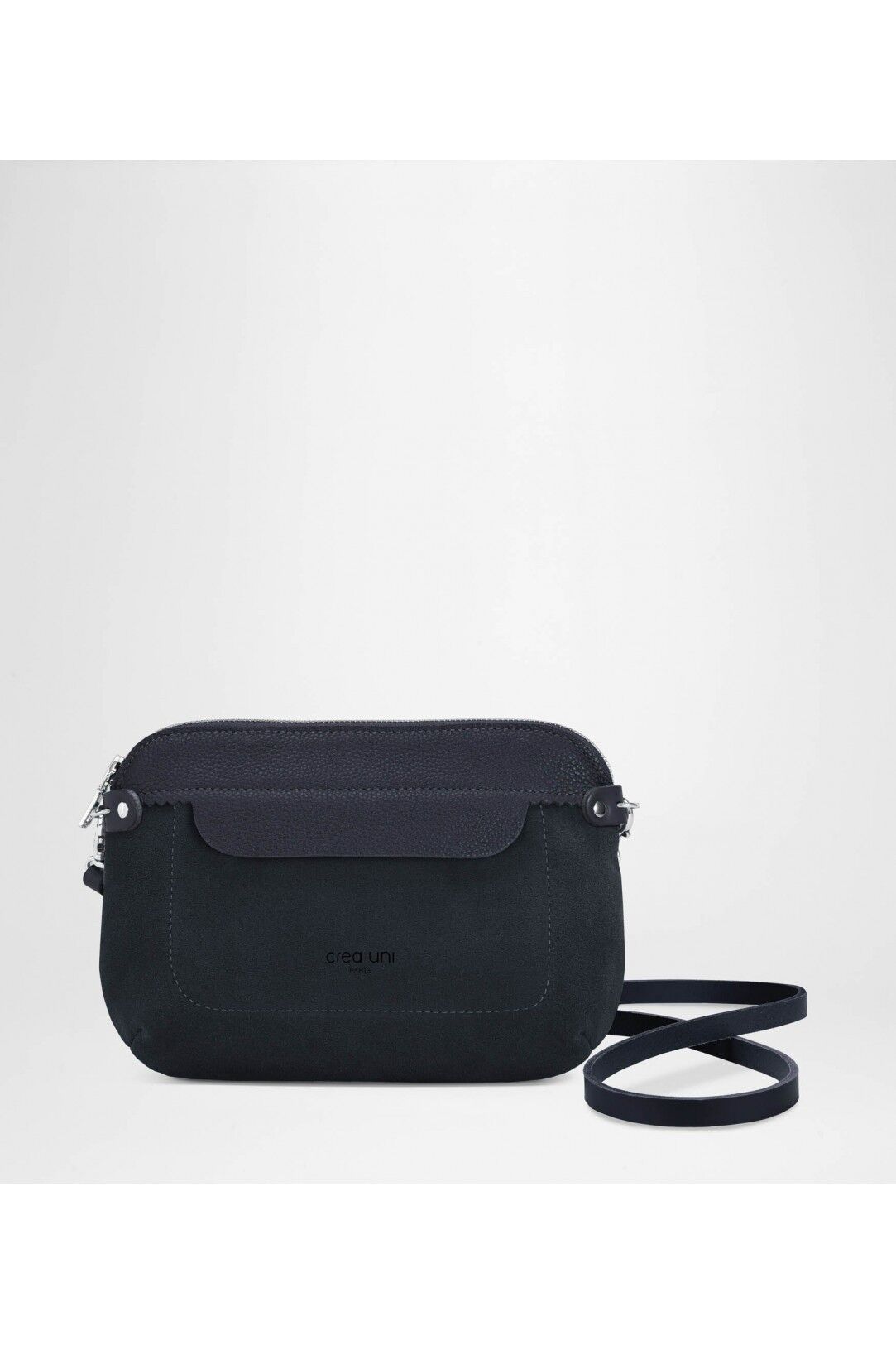 Solapa de piel de becerro Oceane (S) azul marino