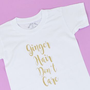 Ginger Hair Dont Care T-shirt enfant 2