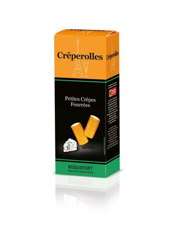 Creperolles  fourrées au Roquefort - 100g