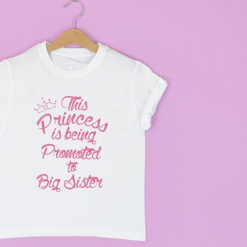 Princess Promoted to Big Sister Kids T Shirt