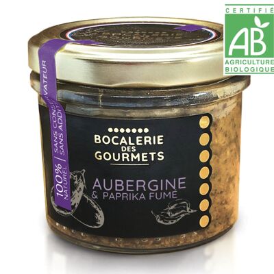 Tartinable de légume Aubergine & paprika fumé - Bio