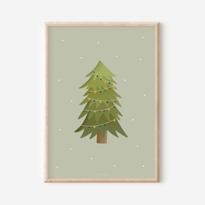 Poster - fir tree