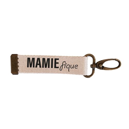 Porte clés sangle Mamie(fique)
