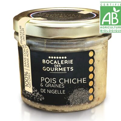 Tartinable de légume Pois chiche & graines de nigelle - Bio