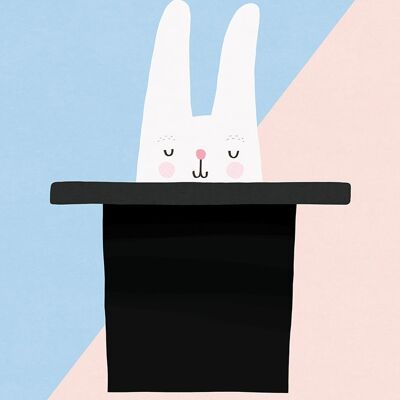 Michelle Carlslund - Poster - 50 x 70 - Bunny Hat Trick