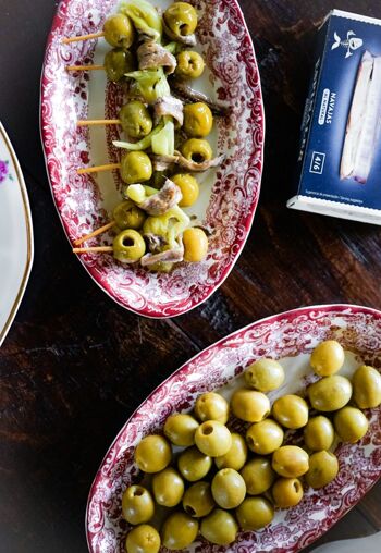 Olives Farcies aux Anchois ESPINALER Pack 3 x 50 g 6
