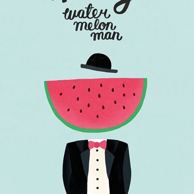 Michelle Carlslund - Poster - 30 x 40 - Water Melon Man