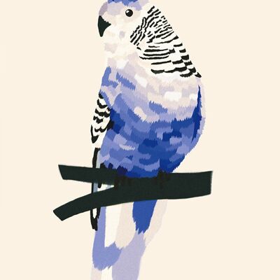 Michelle Carlslund - Poster - 30 x 40 - Blue Bird