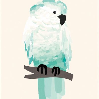Michelle Carlslund - Poster - 30 x 40 - Green Cockatoo
