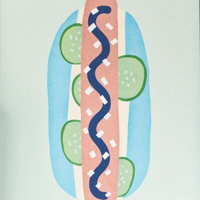 Michelle Carlslund - Poster - 30 x 40 - Hot Dog