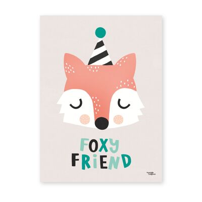 Michelle Carlslund - Poster - 30 x 40 - Foxy Friend