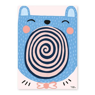 Michelle Carlslund - Poster - 30 x 40 - Singing Bear