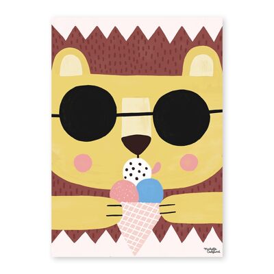 Michelle Carlslund - Poster - 30 x 40 - Summer Lion