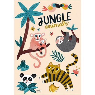 Michelle Carlslund - Poster - 50 x 70 - Jungle Animals