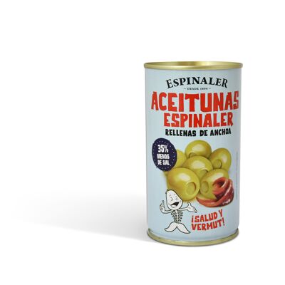 ESPINALER Anchovy Stuffed Olives Low in Salt (-35%)