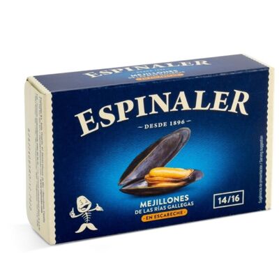 Pickled Mussels ESPINALER OL-120 14/16