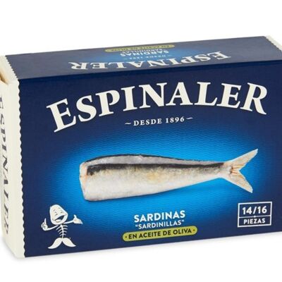 Sardines Huile d'Olive ESPINALER RR-125 14/16