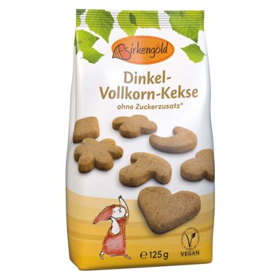 Birkengold Dinkel-Vollkorn-Kekse mit Xylit 125 g