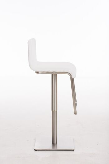 Tabouret de bar Viserbella Tissu Blanc 14x46cm 2