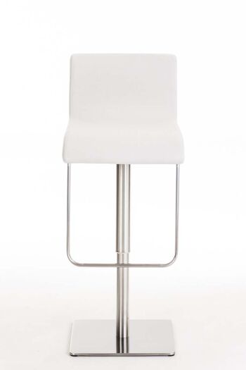 Tabouret de bar Viserbella Tissu Blanc 14x46cm 7