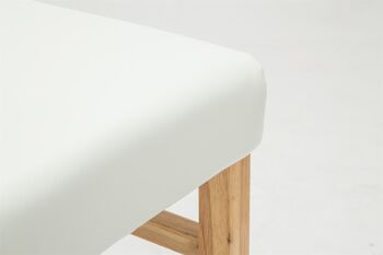 Tabouret de Bar Padriciano Cuir Artificiel Blanc 9x50cm 6