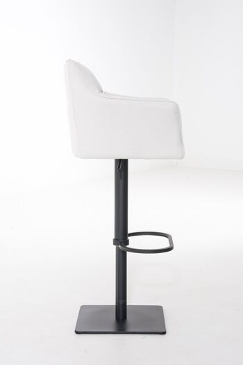 Tabouret de bar Torviscosa Tissu Blanc 21x45cm 3