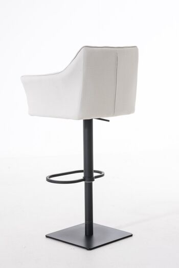 Tabouret de bar Torviscosa Tissu Blanc 21x45cm 4