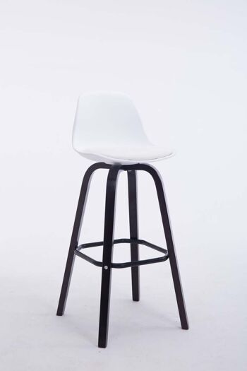 Tabouret Martinetto Plastique Blanc 4x44cm 2