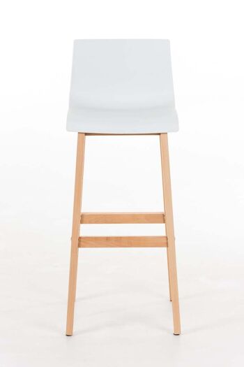 Tabouret de Bar Albosaggia Bois Blanc 5x46cm 2