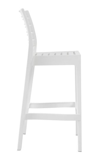 Bereguardo Tabouret de Bar Plastique Blanc 5x51cm 2