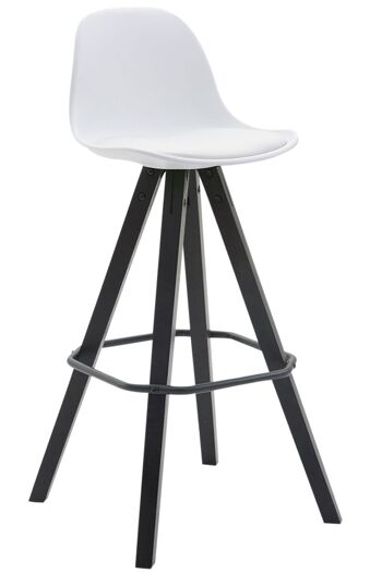 Tabouret de Bar Castegnato Plastique Blanc 5x44cm 1